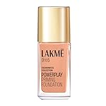 LAKMÉ Powerplay Priming Liquid Foundation, Natural, Flawless Finish, Medium To Full Coverage, Built in Primer, Long Lasting, SPF 20, Cool ivory, 25ml- Amazon