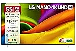 LG 139 cms (55 inches) NU87 AI Series Nano 4K Ultra HD Smart webOS VA LED TV 55NU870BPLA- Amazon