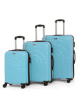 Teakwood Leathers Set of 3 Concentrix Hard Sided Trolley Suitcases – Cabin+Medium+Large- Myntra