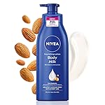 NIVEA Nourishing Body Milk 400ml Body Lotion with Hyaluronic Acid | 72Hr Hydration | Deep Moisture Care for Very Dry Skin | Enriched with Almond Oil | Smooth, Radiant & Healthy Looking Skin Care- Amazon