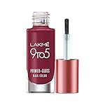 LAKMÉ 9To5 Primer + Glossy Finish Nail Colour|| Scarlet Blaze|| 6 Ml- Amazon
