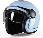 TVS MissFit Women’s Open Face Helmet | Lightweight Shell | Pastel Colors Designed Exclusively for Women | Extreme Comfort Fit for Girls | Clear Visor | DOT & ISI Certified- Amazon