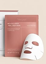 Collagen Face Mask – Bio-Collagen Real Deep Hydrogel Mask for Hydration | Pore Perfecting & Skin Care(For All Skin Types) (4)- Amazon