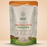 Multani Mitti Powder – 100% Pure & Natural Fuller’s Earth | Deep Cleansing Face & Hair Care | Controls Oil, Acne & Improves Skin Glow | 200g- Amazon
