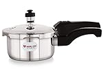 NIRLON Stainless Steel Outer Lid Sandwich Bottom Pressure Cooker/Induction and Gas Stove Compatible, 1 Litre- Amazon