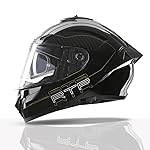 TVS Racing Hurricane Series Full Face Dual Visor Helmet for Men | Premium Bike Helmets with ABS Shell | Quick Release System | Aerodynamic Design | ECE, DOT & ISI Certified- Amazon