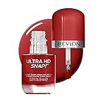 REVLON Ultra HD Snap Nail Polish, Glossy Nail Color, 100% Vegan Formula, No Base and Top Coat Needed, 014 Red and Real, 0.27 Fl Oz- Amazon