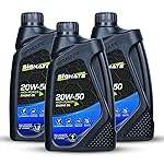 Signate 20W50 Street Race Bike Engine Oil 1L, High Performance Engine Oil for Motor Cycle, Maximum Gear Protection & Efficient Performance Bike Oil (Pack of 3)- Amazon