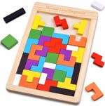 ZARQITO Wooden Russian Blocks Puzzles for Kids Adults, Wood Intelligence Puzzle for Kids (Multicolor)- Flipkart