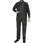 BENAVJI Men’s Waterproof Rain Wear Combo | Hooded Raincoat Suit with Pants for Riding, Camping & Travel- Amazon
