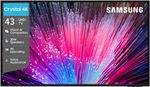 Crystal 4K Vision AI 108 cm (43 inch) Ultra HD (4K) LED Smart Tizen TV 2026 Edition with 30W Speakers 4K Upscaling HDR 10+ Football Mode Voice Assistance Remote Control PurColor Slim Look Samsung Knox Security 150+ Free Channels (UA43UE84AHULXL)- Flipkart