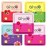 AIRODO Air Freshener Power Pocket Gel For Bathroom and Toilet, Fragrance Booster, Lasts Upto 30 Days Assorted Mix Scents Fruit Citrus Blast Floral (pack of 5) Blocks (5 x 10 ml)- Amazon