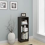 Spacewood William Book Shelf for Home | 3 Year Warranty | Home Library, for Wall, Book Stand, Case 1060 X 400 Engineered Wood, 3 Shelves – Fumed Oak- Amazon
