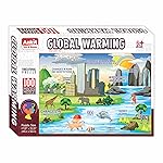 Ankit Toys & Games 100-Piece Jigsaw Puzzles for Kids Ages 6+, Educational and Engaging Geography Puzzle with Vibrant Map Learning (Global Warming)- Amazon