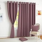 Story@Home 100% True Blackout Windows Curtains 5 Feet Set of 2 | Solid Design | Room Darkening Curtain | Thermal Insulated Curtains for Living Room, Bedroom | (118 x 152 cm, Burgundy)- Amazon