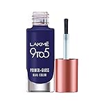 LAKMÉ 9To5 Primer + Glossy Finish Nail Colour|| Summer Blue||6 Ml- Amazon