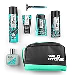 Wild Stone Edge Grooming Kit l Professional Shaving Kit for Men l Deodorant for Men l Shaving Cream l pH Balanced Face Wash l Shower Gel l Shave Foam & After Shave Lotion l Free Razor- Amazon