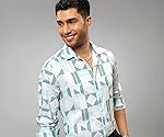 Locomotive Men’s Slim Fit Shirts | Printed | Long Sleeves | Spread Collar | Casual Shirts | Stylish Shirt- Amazon