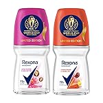 Rexona Lotus Flower & Shea Butter and Sandalwood & Jojoba Oil Antiperspirant Roll-On | for Women | Limited Edition Pack – ICC Women’s Cricket World Cup India 2025 |50 ML (Pack of 2)- Amazon