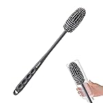 E-Cosmos Bottle Cleaning Brush Silicone Long Handle, Water Bottle, Containers, Vase and Glass, Bottle Cleaner for Kitchen Accessories Kitchen Tools Item Products Gadgets- Amazon