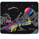 Tukzer Mouse pad with Non-Slip Rubber Base Desk Mat, Smooth Cloth Surface, Smooth Mouse Control, Speed and Precision Operation for Laser and Optical Mouse/Mice, Laptop, PC (238 X 200 mm-Vivid)- Amazon