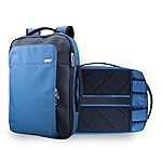 Acer Swift 2-in-1 Convertible 15.6 Inch Backpack | Sleek, Lightweight & Spacious Design | 11.5L Capacity | Convertible Design with Tuckaway & Removable Straps | Premium Metal Accents | (Navy Blue)- Amazon