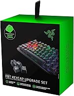 Razer Doubleshot PBT Keycap Upgrade Set for Mechanical and Optical Keyboards – Compatible with Standard 104/105 US and UK Layouts – Green -RC21-01490400-R3M1- Amazon