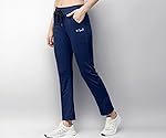 Pinkmint Women Cotton Track Pants with Both Side Pockets | Elastic Waist & Drawstring | Regular Fit | Lounge, Gym & Casual Wear- Amazon