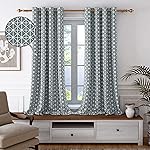 Story@Home Cotton Window Curtains 5 Feet Long 2 Piece | Bohemian Cotton Curtain | Abstract Printed | Light Filtering Curtains for Living Room | (116 x 152 cm, Grey & White) | Perfect for Home Decor- Amazon