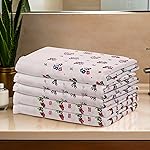Urbane Home Pack of 5 Cotton Bath Towel for Women | Super Soft Swimming & Bathing Towel | 30×60 Inch | Travel Cotton Towel & Gamcha | Assorted- Amazon