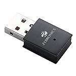 Zebronics USB300WF1 WiFi Dongle Mini Adapter,Supports 300Mbps Wireless Data Transmission Rate with Access Point Mode for Hotspot (Black)- Amazon