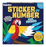 BeginBird Sticker By Number DIY Art Activity Zoo Animals,Craft Kits & Supplies, Mess-Free Fun For Kids,Unicorns and Princesses,10 Magical Artworks, 500+ Stickers ,Art & Craft Kit,Travel Toys,Gifts for Boys & Girls Ages 5, 6, 7,8,9,10,11- Amazon