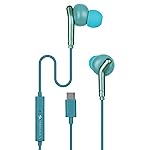 ZEBRONICS Type-C Wired Earphones, in-Line MIC, Deep Bass, 1.2m Cable, 10mm Neodymium Driver, Light Weight, in-Ear Design, Compatible with Mobile, Tablet, Laptop (Bro C, Green)- Amazon