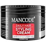 Mancode Hair Styling Cream For Men – 100 gr | For Daily Use Style & Nourishment | Non-sticky, Non-oily | Paraben & Sulphate FREE | Itch Free Daily Hair Cream | UV Protect & Care | Soft & Manageable Hair- Amazon