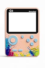 500-in-1 Rechargeable Handheld Video Game Console for Kids with 3 Inch Display, Portable Retro Gaming Console, Built-in Classic Games, USB Charging, Pocket Size Video Game Player for Boys Girls Travel- Amazon