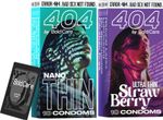 18+ Bold Care 404 Super Nano Thin Condoms + Super Ultra Thin Strawberry Flavored Condom (Set of 2, 20 Sheets)- Flipkart