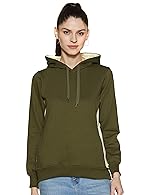 Qube By Fort Collins Women’s Cotton Crew Neck Sweatshirt- Amazon