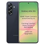 Samsung Galaxy A56 5G (Awesome Midnight Blue, 8GB, 128GB) | Metal Frame | Gemini Live | Awesome Intelligence (AI): Circle to Search, Instant Slo-Mo, Auto-Trim, Object Eraser | Flagship Grade Camera- Amazon
