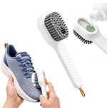 Multifunctional Liquid Shoe Brush with Soap Dispenser – Pack of 1 | Press Type Cleaning Box Long Handle Washer for Sneakers, Sports Shoes, Leather & Household- Amazon