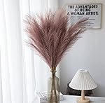 VRB Dec™ 3 Pcs Artificial Pampas Grass Sticks | Faux Flowers for Vases | Decoration Items for Living Room Vase Office, Bedroom, Balcony Table, Diwali Decoration tems Corner (Pack of 3) (Rosy Pink)- Amazon