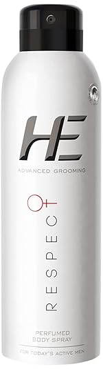 He Advanced Grooming Respect Perfumed Body Spray, 150ml- Amazon