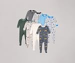 TuddyBuddy 100% Cotton Baby Sleepsuits/Jumpsuits/Footed Rompers- Amazon