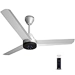 Colorbot Stella BLDC Ceiling Fans 1200mm | BEE 5 Star Rated 370 RPM | Savings up to 65% | Remote Control (Boost, Timer, LED, Reverse Mode) | 4 Years Warranty (Arctic White)- Amazon