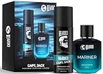 Beardo Mariner Perfume EDP 50ml & Mariner Captain Jack Perfume Body Spray 120ml for Men | Eau De Parfum | Long Lasting Perfume for Men | Deodorant Spray for Men | Day Time Fragrance | Fresh, Aqua Notes | Rakhi Gift for Brother- Amazon