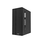 EVM Enigma 054 Micro ATX Computer Cabinet – Micro-ATX/Mini-ITX PC Case with ATX PSU Support, USB Ports & Audio I/O, 4 PCI Slots, SSD & HDD Support, 120mm Front Fan Support, 250mm GPU Clearance, Black- Amazon
