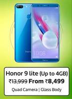 Honor 9 Lite Starts @ 8499₹ + Extra 10% instant discount using Axis Cards