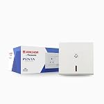 Anchor by Panasonic Penta Modular 6A 2 Module Bell Push with Neon Indicator, 2M Doorbell Switch (White, 65066)- Amazon