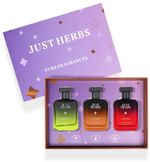 Just Herbs Pure Fragrances Intense Oud Trio Perfume Set of 3 – 50ML Eau de Parfum  –  150 ml (For Men & Women)- Flipkart
