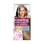 L’Oréal Paris Casting Crème Gloss Hair Color With Glycolic Gloss Complex | Ultra Visible Shade 812 – Almond Blonde | 60ml + 40ml + 60g- Amazon