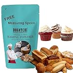 BOGATCHI Baking Powder for Baking Cake, Breads, Pizza, Muffins, Dhokla, Idlis, Naans | Double Acting Baking Soda, Cooking Soda |Baking Ingredients , 200g , Free Measuring Spoon- Amazon